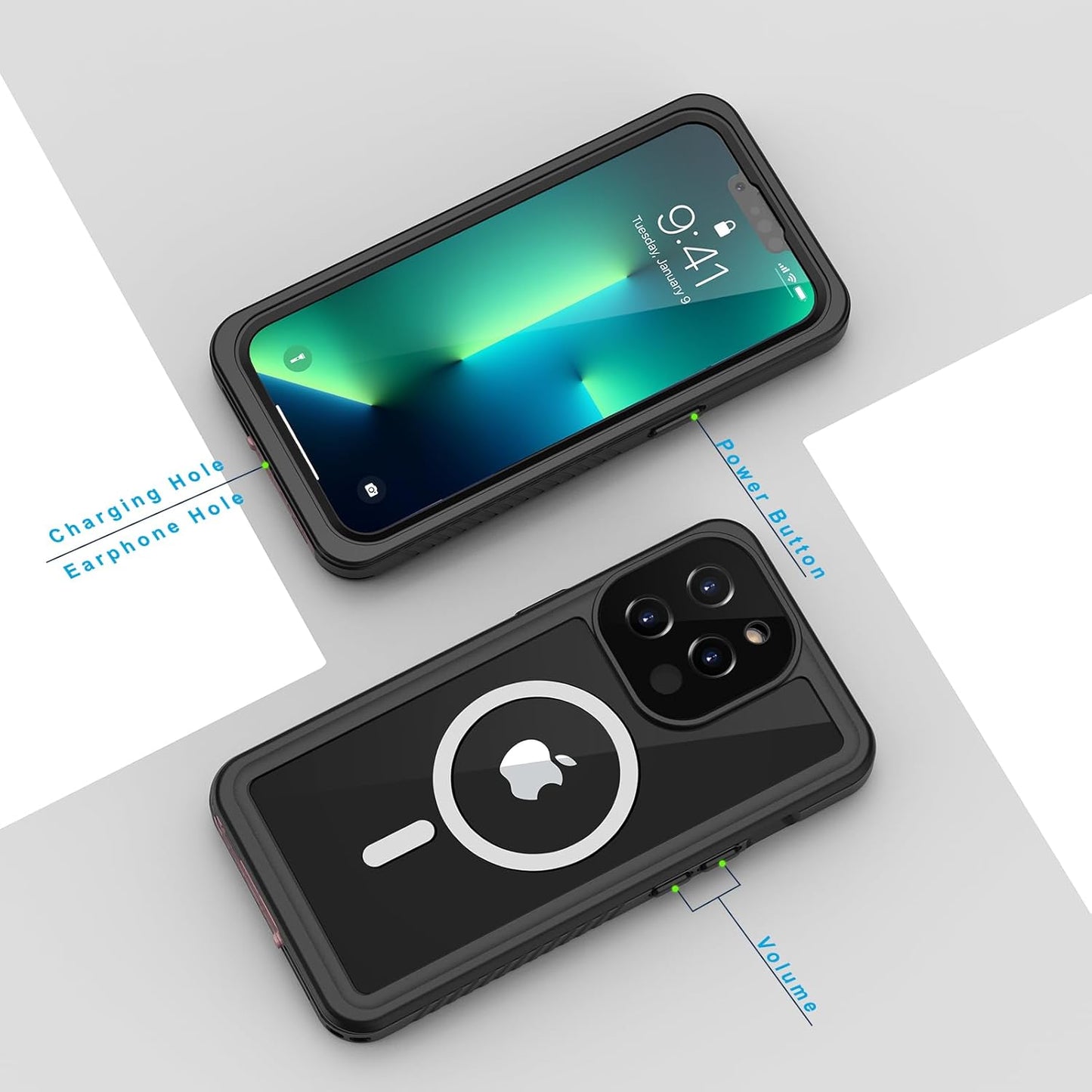 iPhone 13 Pro Max Waterproof Case