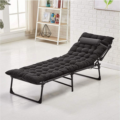 Folding Sun Lounger Zero Gravity Recliner Garden Sun Chair