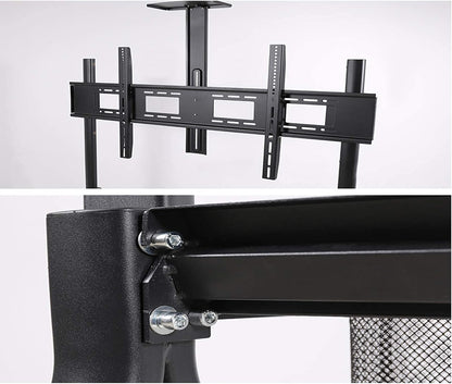 Universal TV Stand for Height Adjustable Mobile TV Cart for 55-120 Inch