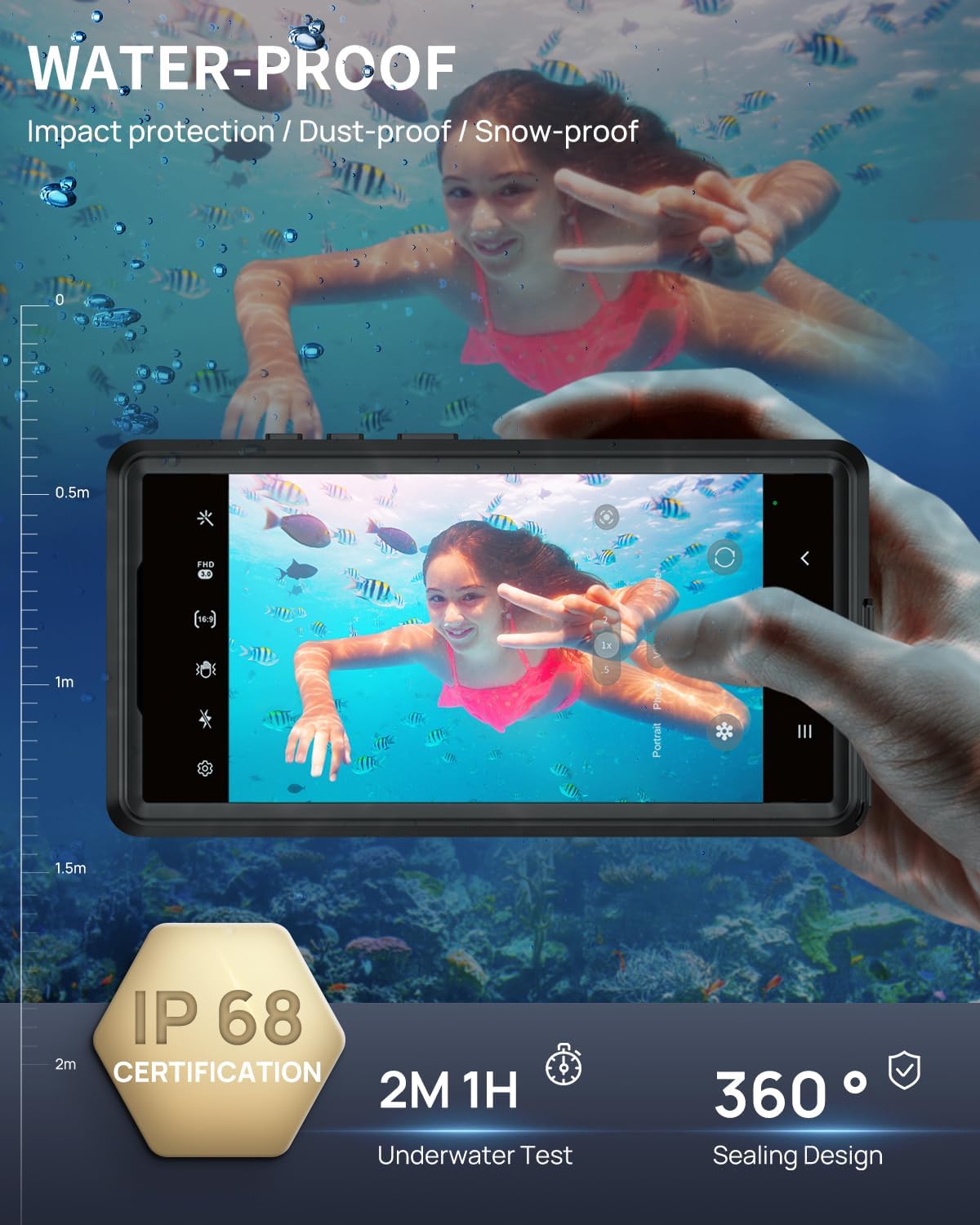 Samsung Galaxy S25 Ultra Case Waterproof