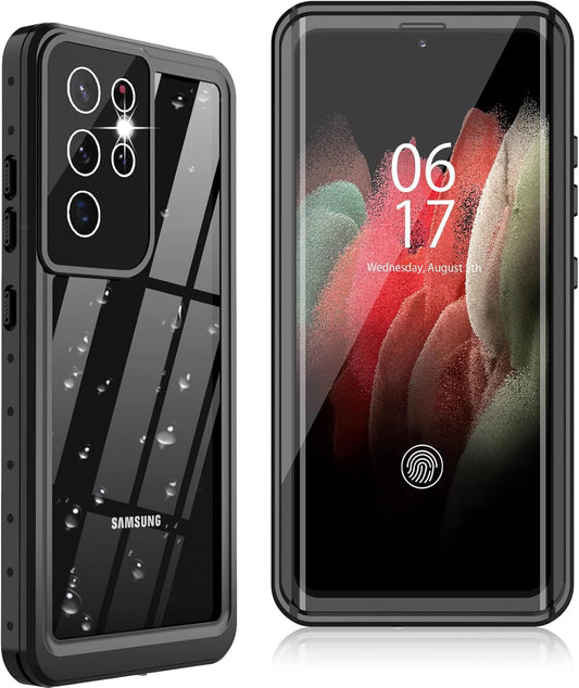 Samsung phone case with reflective surface and screen view