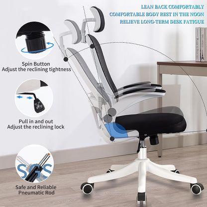 Ergonomic Office Chair With Lumbar Back Support
