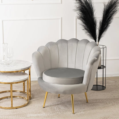 Comfortable Velvet Living Room Sofa Chair