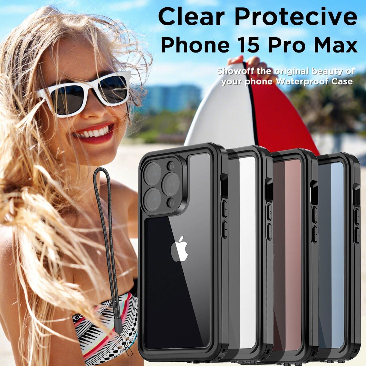 iPhone 15 Pro Max Waterproof Case